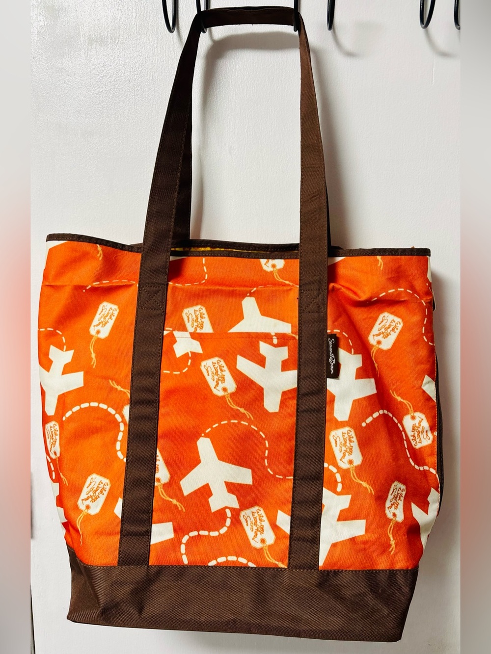 Samantha Brown “Wish You Were Here” Lg Travel Tote Bag - see measurements